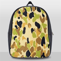 Army Camouflage Pattern School Bags(large)  by Nexatart