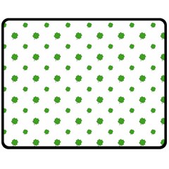 Saint Patrick Motif Pattern Fleece Blanket (medium)  by dflcprints