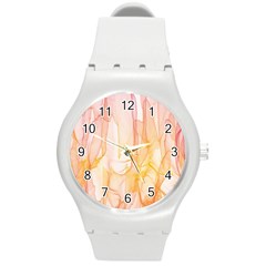 Background Modern Computer Design Round Plastic Sport Watch (m) by Nexatart