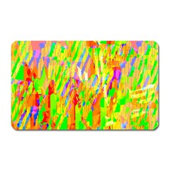 Cheerful Phantasmagoric Pattern Magnet (rectangular) by Nexatart