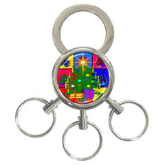 Christmas Ornaments Advent Ball 3-ring Key Chains by Nexatart