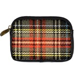 Fabric Texture Tartan Color Digital Camera Cases Front