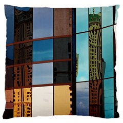 Glass Facade Colorful Architecture Large Cushion Case (two Sides) by Nexatart