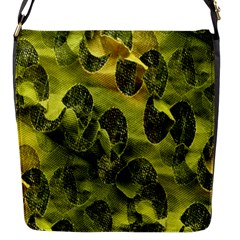 Olive Seamless Camouflage Pattern Flap Messenger Bag (s) by Nexatart