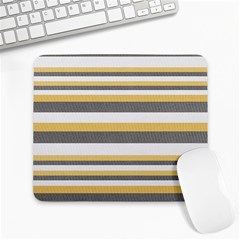 Textile Design Knit Tan White Large Mousepads by Nexatart