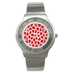 Animal Animalistic Pattern Stainless Steel Watch by Amaryn4rt