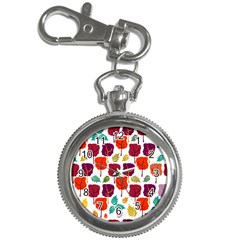 Tree Pattern Background Key Chain Watches by Amaryn4rt