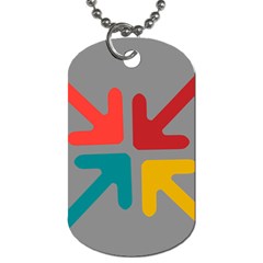 Arrows Center Inside Middle Dog Tag (one Side) by Amaryn4rt