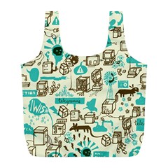 Telegramme Full Print Recycle Bags (l)  by Amaryn4rt