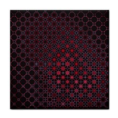 Star Patterns Face Towel by Amaryn4rt