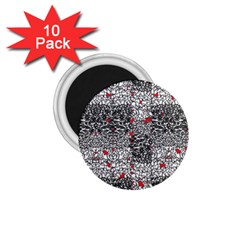 Sribble Plaid 1 75  Magnets (10 Pack)  by Amaryn4rt