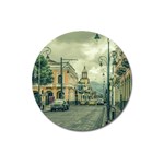 Historic Center Urban Scene At Riobamba City, Ecuador Magnet 3  (Round) Front