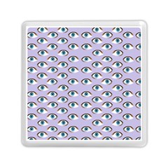 Purple Eyeballs Memory Card Reader (square)  by boho