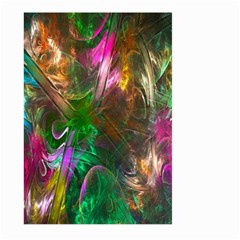 Fractal Texture Abstract Messy Light Color Swirl Bright Large Garden Flag (two Sides) by Simbadda