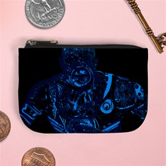 Warrior - Blue Mini Coin Purses by Valentinaart