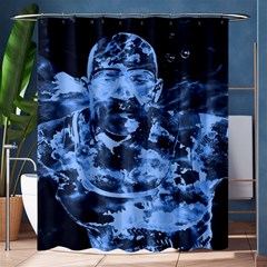 Blue Angel Shower Curtain 60  X 72  (medium)  by Valentinaart