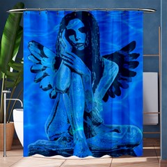 Underwater Angel Shower Curtain 60  X 72  (medium)  by Valentinaart