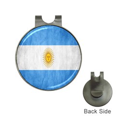 Argentina Texture Background Hat Clips With Golf Markers by Simbadda