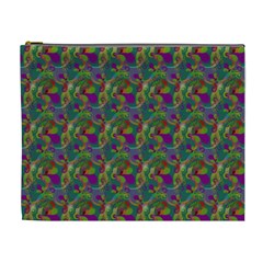 Pattern Abstract Paisley Swirls Cosmetic Bag (xl)