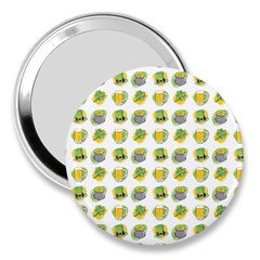 St Patrick S Day Background Symbols 3  Handbag Mirrors by Simbadda