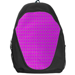 Clovers On Pink Backpack Bag by PhotoNOLA