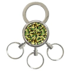 Camo Woodland 3-ring Key Chains by sifis