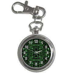 An Overly Large Geometric Representation Of A Circuit Board Key Chain Watches by Simbadda