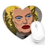 Happy Birthday Mr. President  Heart Mousepads Front