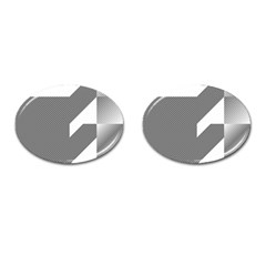 Gradient Base Cufflinks (oval) by Simbadda