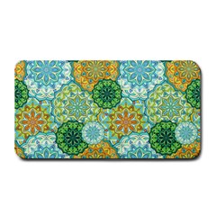 Forest Spirits  Green Mandalas  Medium Bar Mat by bunart