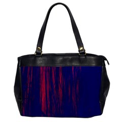 Abstract Color Red Blue Office Handbags