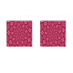 Fusia Abstract Background Element Diamonds Cufflinks (square) by Nexatart