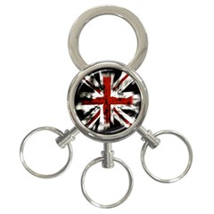 British Flag 3-ring Key Chains by Nexatart