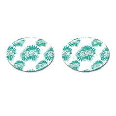 Happy Easter Theme Graphic Cufflinks (oval) by dflcprints