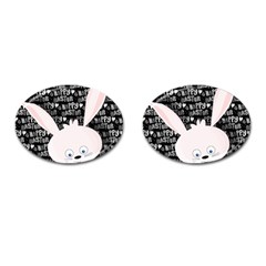 Easter Bunny  Cufflinks (oval) by Valentinaart