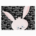 Easter bunny  Large Glasses Cloth (2-Side) Back