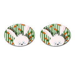 Easter Bunny  Cufflinks (oval) by Valentinaart