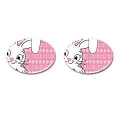 Easter Bunny  Cufflinks (oval) by Valentinaart