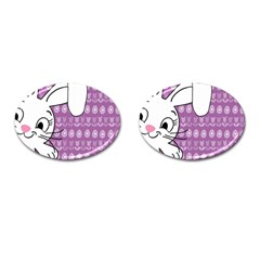 Easter Bunny  Cufflinks (oval) by Valentinaart