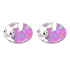 Easter Bunny  Cufflinks (oval) by Valentinaart