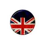 Flag Of Britain Grunge Union Jack Flag Background Hat Clip Ball Marker (10 pack) Front