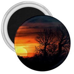 Sunset At Nature Landscape 3  Magnets by dflcprints