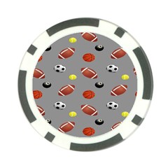 Balltiled Grey Ball Tennis Football Basketball Billiards Poker Chip Card Guard by Mariart