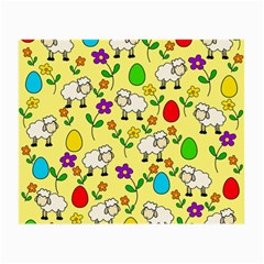 Easter Lamb Small Glasses Cloth (2-side) by Valentinaart