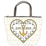 Anchor Heart Bucket Bags Front