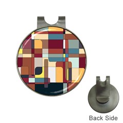 Patchwork Hat Clips With Golf Markers by digitaldivadesigns