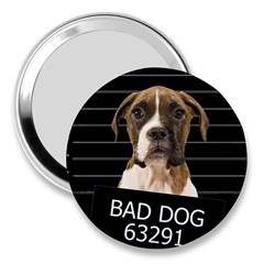 Bad Dog 3  Handbag Mirrors by Valentinaart