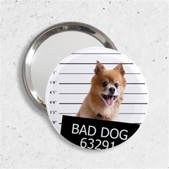 Bad Dog 2 25  Handbag Mirrors by Valentinaart