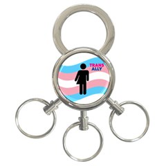 Transgender  3-ring Key Chains by Valentinaart