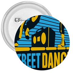 Street Dance R&b Music 3  Buttons by Mariart